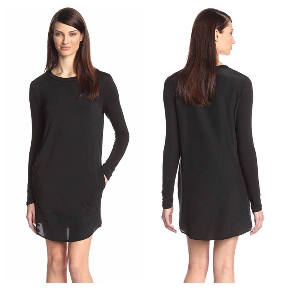 Alternative Apparel Teal long sleeve dress M